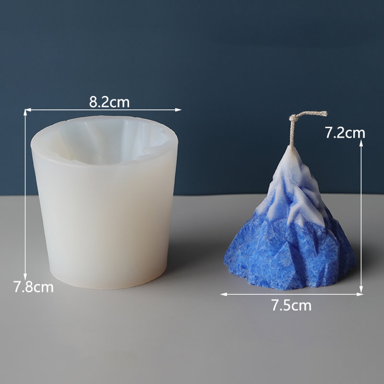 3D Iceberg Candle Moldiceberg Mousse Cake Moldmountain Peak Etsy