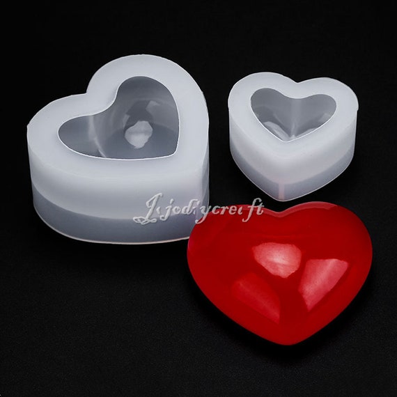 Heart Silicone Mold - Love Heart Soap Mold - Love Heart Soap Mold  Aromatherapy Silicone Mold, Heart Shape Soap Mold for DIY Resin Crafts,  Epoxy Resin