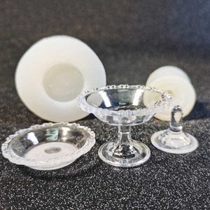 2Pcs/Set Miniature Cup Silicone Mold-Dessert Cup Resin Mold-Sundae Cup Mold-Cake Cup Mold-Miniature Dollhouse Mold-Epoxy Resin Art Mold