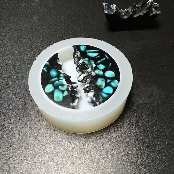 Mountain Peak Broken Silicone Mold Resin Jewelry Make Mould Epoxy Craft DIY ToWH