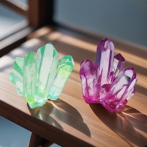 Small Cluster Silicone Mold-Crystal Cluster Resin Mold-Crystal Icicle Mold-Natural Crystal Mold-Crystal Gemstone Mold-Epoxy Resin Art Mold