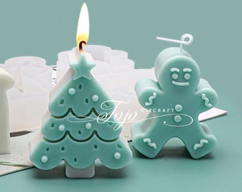 Stampo In Silicone Per Albero Di Natale Valink - Per Sapone, Candele, Cioccolato E Biscotti - 4
