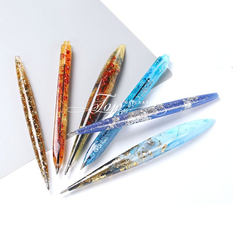 MOULE A MODELER,01--Stylo à Bille En Résine époxy Cristal, Moule, Baguette Magique Irrégulière