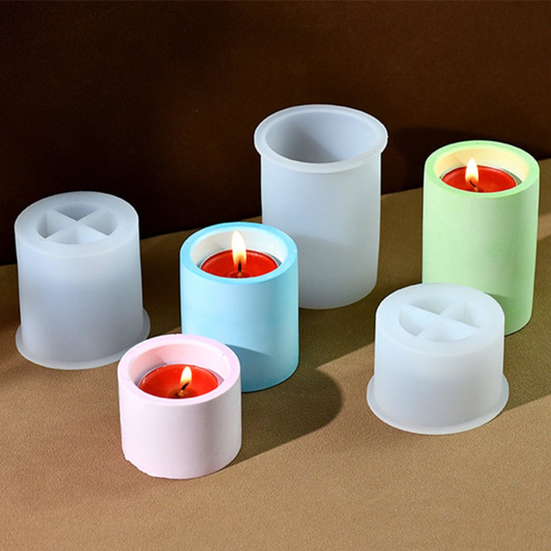 Weihnachtsbaum Silikonform – Für Harz, Gips Oder Zement, 3-teiliges Set, Bastelform Für Teelichtständer