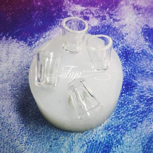 Cup Silicone Moldwater Cup Resin Molddollhouse Miniatures Etsy
