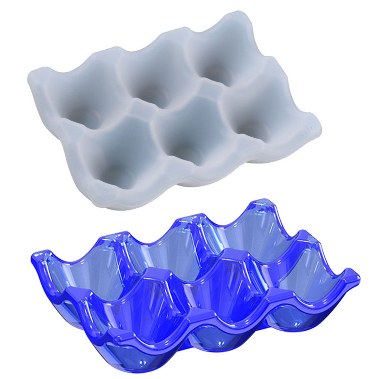 Egg Tray Resin Silicone Moldconcrete Cement Egg Tray Moldegg Etsy