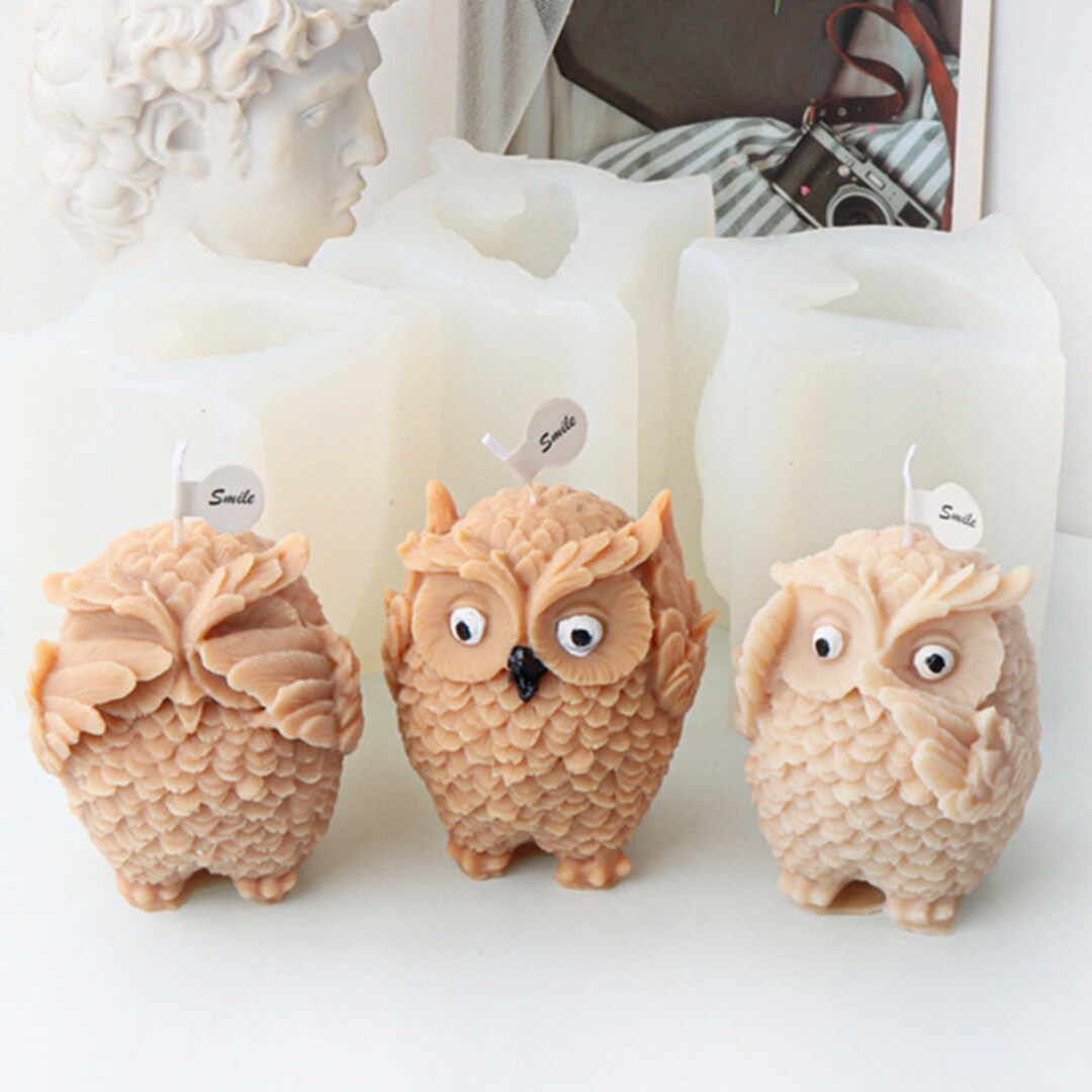 Moule Silicone Pour Artisanat Moule à Bougie - Owl - Girafe Éléphant - Silicone - Flexible - Réutilisable - Cdiscount Maison DIY Bougies Résine