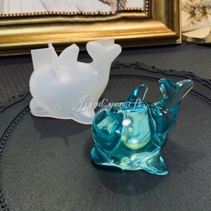 Cartoon Dolphin Silicone Mold-Dolphin Resin Mold-Cute Dolphin Keychain Mold-Dolphin Pendant Mold-Silicone Mold for Dolphin-Epoxy Resin Mold