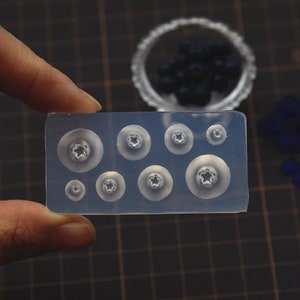 Miniature Blueberry Silicone Mold-Fruit Blueberry Resin Mold-Blueberry Earrings Jewelry Making Mold-Polymer Clay Mold-UV Resin Art Mold
