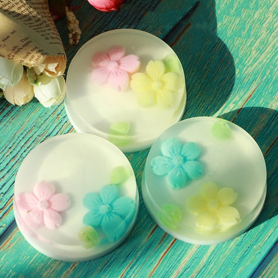 Silicone Mold DIY Resin Aromatherapy Tablet Mold Flower Soap Molds for Soap  Making Hanging Ornaments Wax