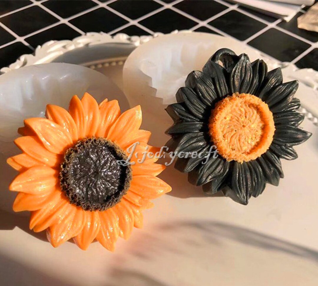 Sunflower Pendant Silicone Moldsunflower Resin Moldflower Pendant
