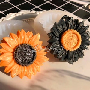 Sunflower Pendant Silicone Mold-Sunflower Resin Mold-Flower Pendant Mold-Scented Plaster Sunflower Mold-Epoxy Resin Art Mold-Car Decor Mold