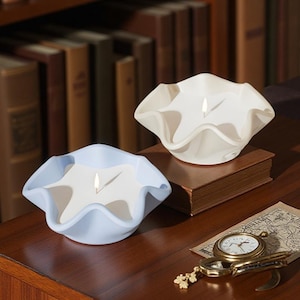 Flower Dish Silicone Mold-Irregular Trinket Dish Resin Mold-Small Storage Tray Mold-Concrete Candle Tray Mold-DIY Aromatherapy Plaster Mold