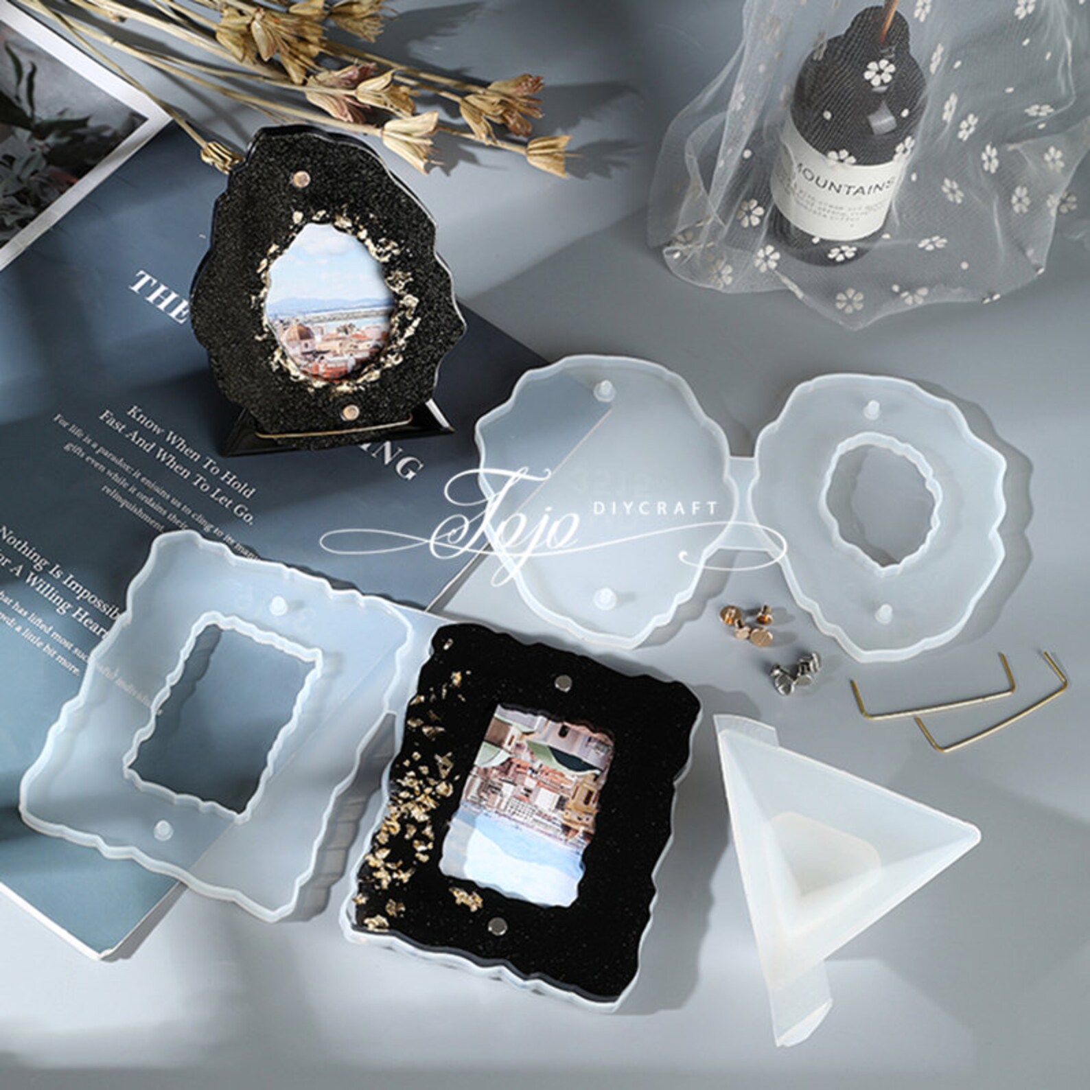 Couple Photo Frame Moldoval Square Frame Moldframe Resin Etsy