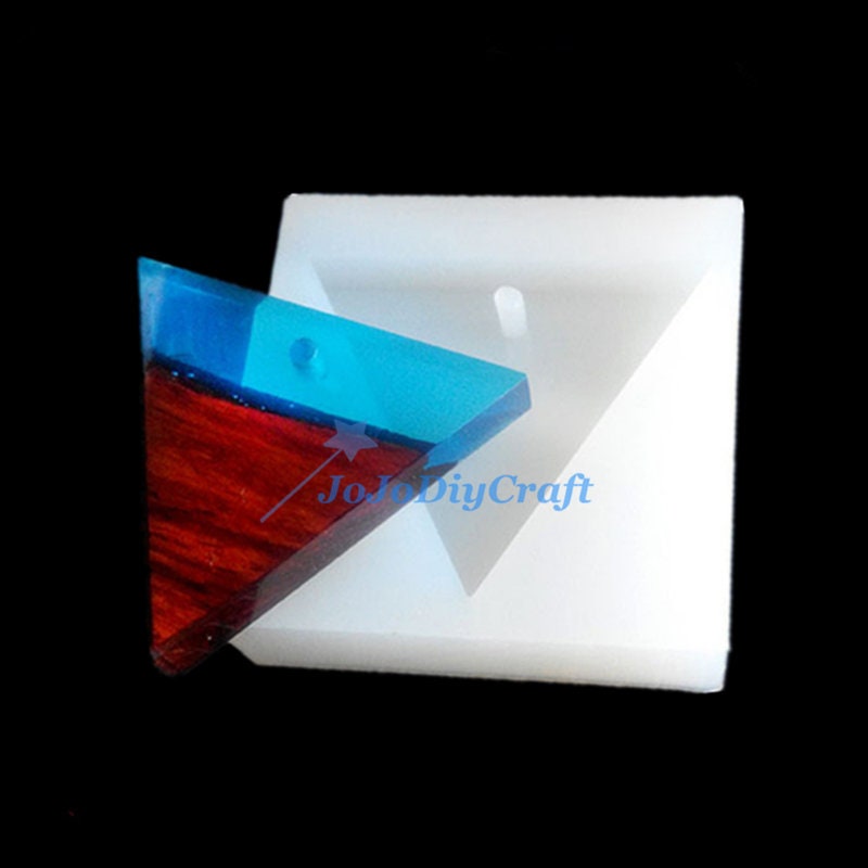 Triangle Shape / 6 Cavity / Silicone Soap Mold / Candle Mold 