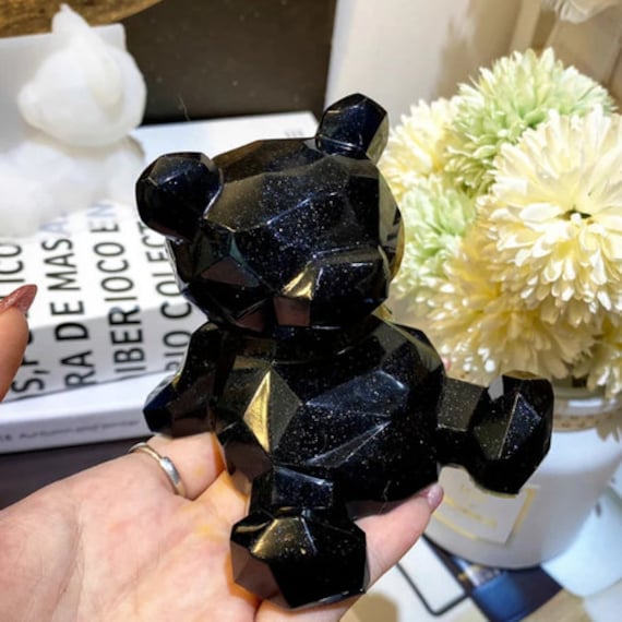 Geometric Bear Resin Silicone Mold-cartoon Bear Candle Mold-bear
