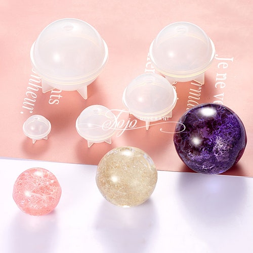 Ball Stand Silicone Mold-crystal Round Holder Resin - Etsy