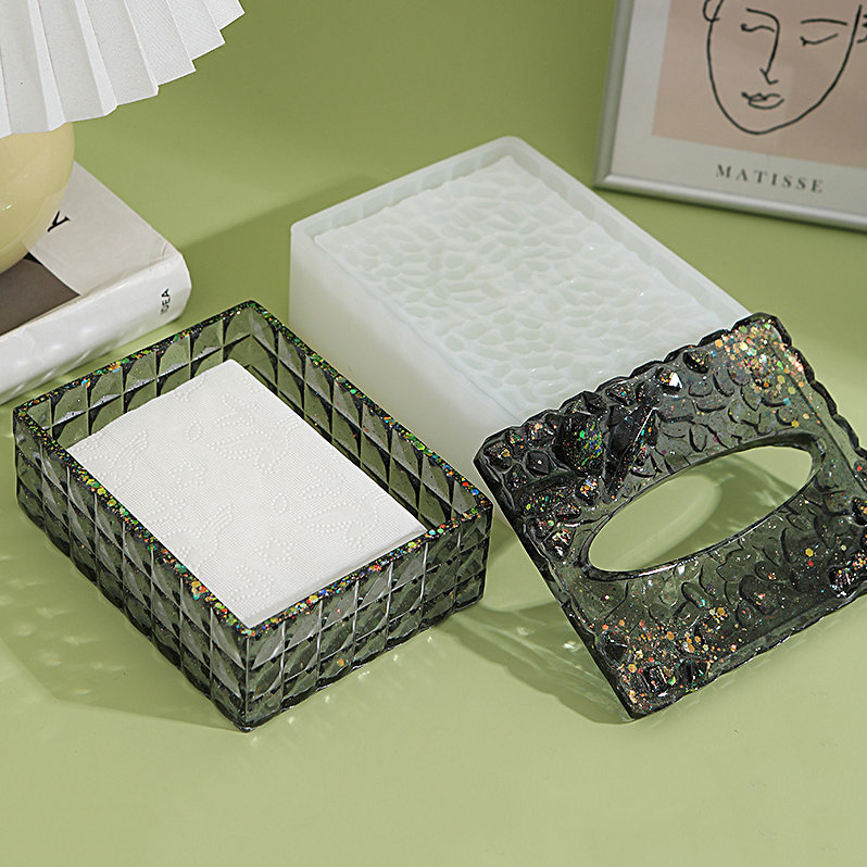 Tissue Box Living Room Light Luxury Crystal Household - Temu