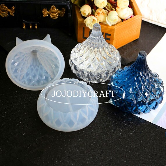 Crystal Teardrop Storage Box Resin MoldWater Drop Storage Etsy