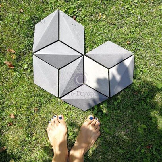 3d Decorative Cement Wall Bricks Molds Wall Panel Concrete Etsy