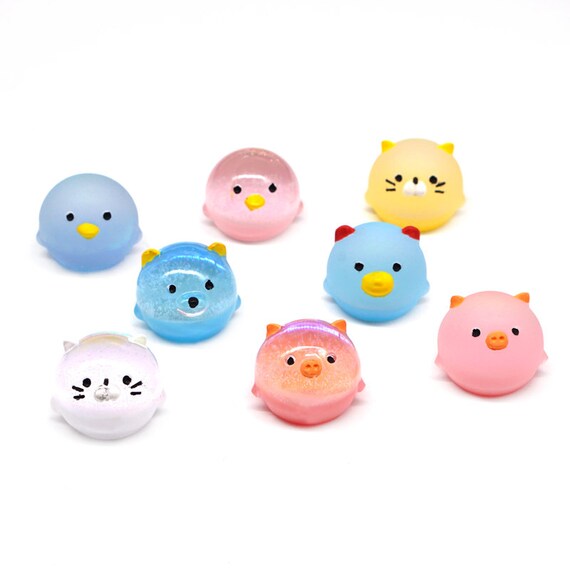 Pig Cat Chicken Resin Molds Cat Silicone Mold Cute Pig Epoxy Resin Cat  Jewelry Making Mold Pendant Molds 