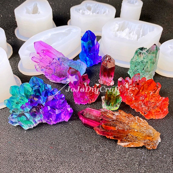 Flat Pointed Crystal Shards Silicone Mold
