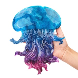 Ocean Jellyfish Silicone Mold-Large Jellyfish Resin Mold-Jellyfish Wall Decor Mold-Jellyfish Wall Hanging Mold-Epoxy Resin Art Mold