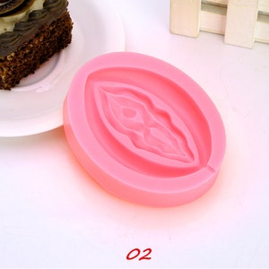 Vagina Fondant Silicone Mold-Vagina Vulva Resin Mold-Female Genital Candle Mold-Vagina Soap Mold-Chocolate Cake Decor Mold-Epoxy Resin Molds 02