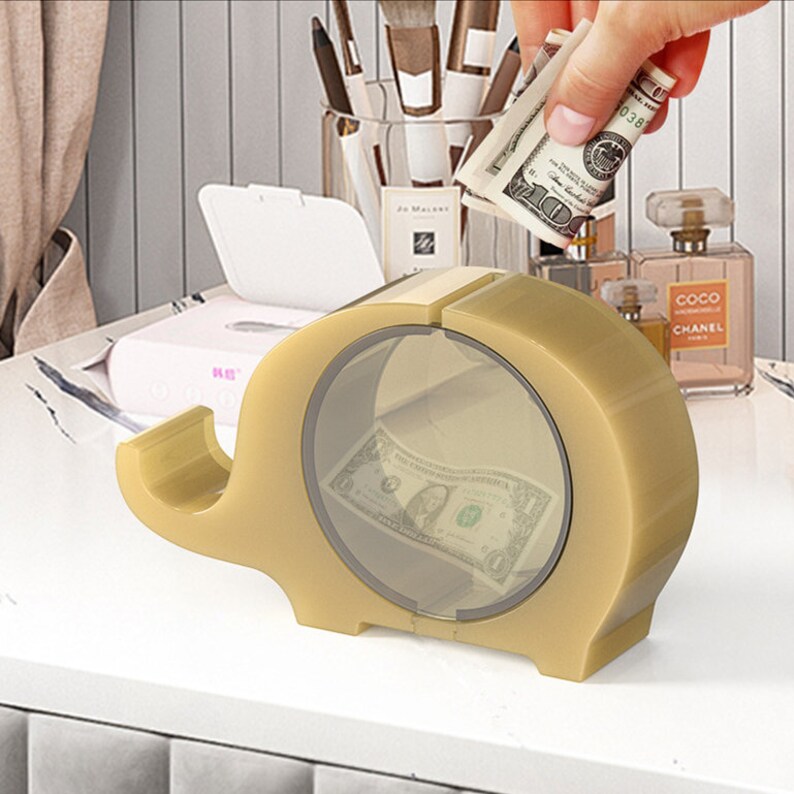 Animal Elephant Piggy Bank Moldhippo Piggy Bank Moldpiggy Etsy