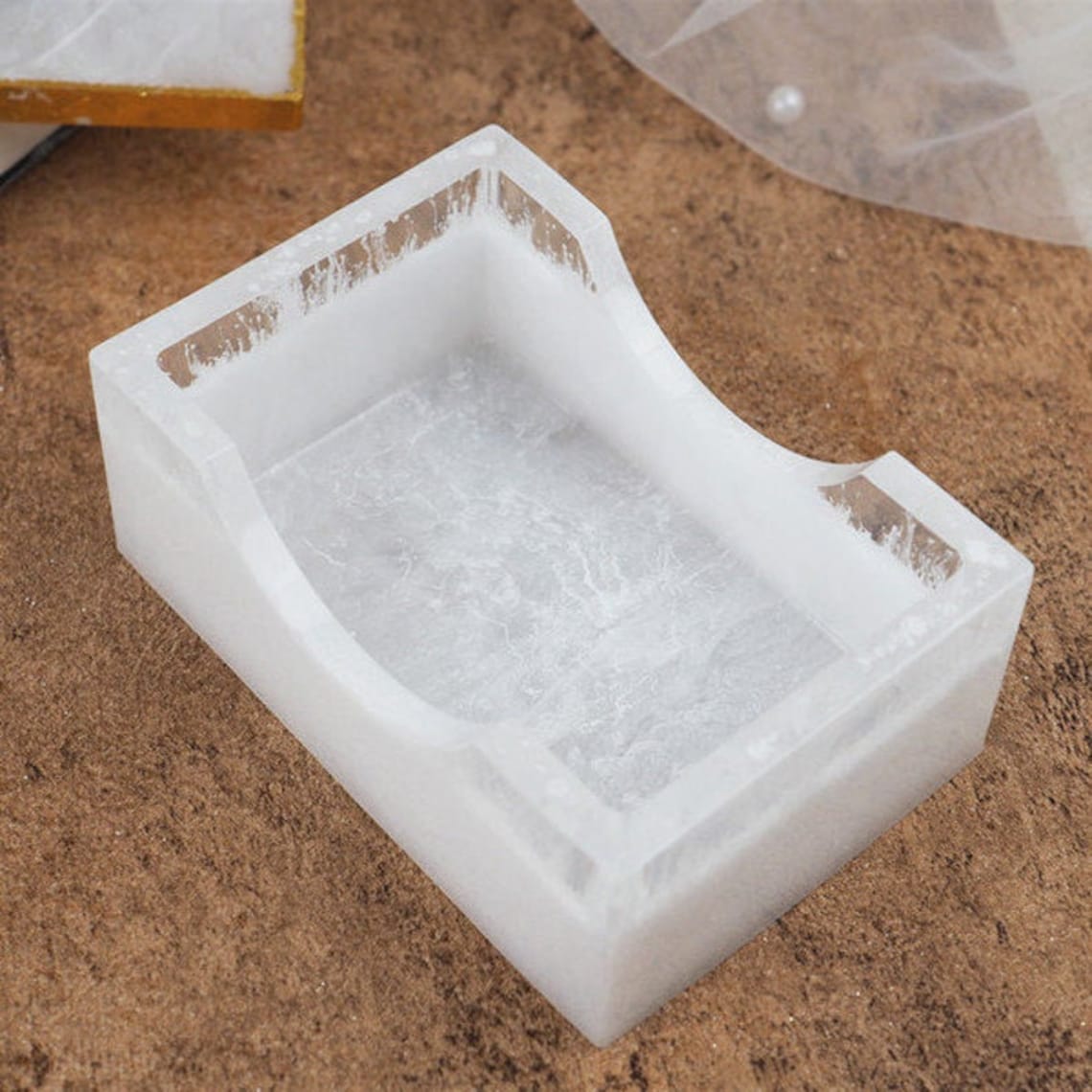 Square Coaster Holder MoldSquare Coaster Resin MoldCoaster Etsy