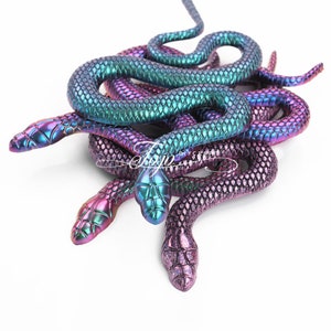 Large Snake Silicone Mold-Shiny Snake Earring Resin Mold-Animal Viper Mold-Snake Jewelry Mold-Snake Pendant Mold-Snake Wall Art