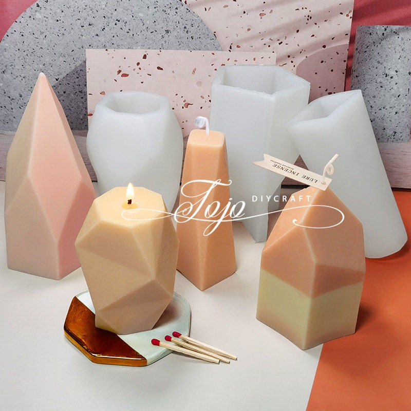 Candle Making Silicone Mold Geometric Shape Candle Mold Soap Molds Resin Mold Candle Making Silicone Mold Geometric Shape Candle Mold Soap Molds Resin Mold