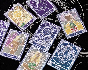 Tarotkort silikonform set - Tarotlek 22 kort form - Tarotkort hartsform - Tarotlek hänge form - Tarotläsningsform - Epoxihartsform
