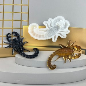 Animal Scorpion Silicone Mold-Cool Scorpion Keychain Mold-Large Scorpion Resin Mold-Scorpion Pendant Mold-Epoxy Resin Art Mold