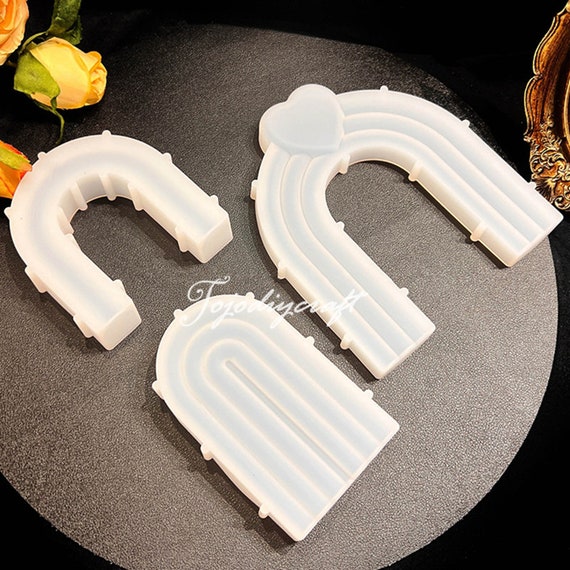 3-Piece Rainbow Arch Silicone Mold Set