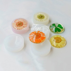 25mm Curved Gem Silicone Mold-Time Gem Resin Mold-Crystal Gem Mold-Round Gemstone Mold-Resin Cabochon Mold-Jewelry Making Mold-UV Resin Mold