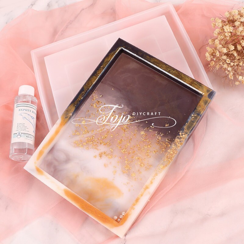 Large Rectangular Tray Moldrectangle Plate Silicone Etsy