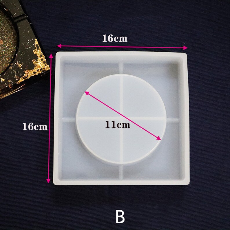 Large Square Ashtray Moldashtray Silicone Moldsquare Ashtray Etsy