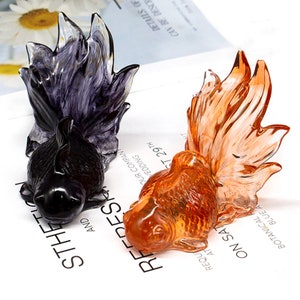 Large Goldfish Silicone Mold-3D Goldfish Resin Mold-Cute Goldfish Mold-Animal Fish Mold-Silicone Goldfish Mold-Epoxy Resin Art Mold