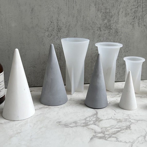 Witte marmeren ring op statief - 30 cm