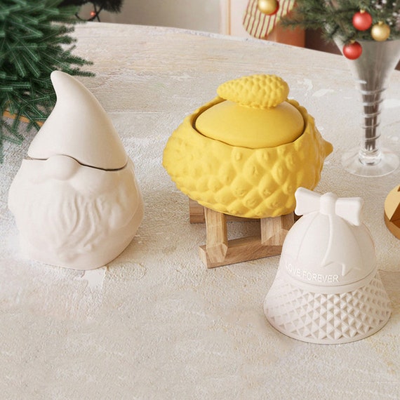 Moule En Silicone Forme Gnome De Noël - Pour Bougies, Résine, Chocolat - 14,6x8,2 Cm, Résistant à La Chaleur