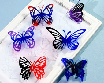 Butterfly Silicone Mold-Beautiful Butterfly Resin Mold-Butterfly Necklace Earrings Mold-Butterfly Jewelry Making Mold-Epoxy Resin Art Mold