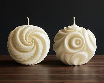 3D Sphere Candle Silicone Mold-Spiral Ball Candle Mold-Geometric Ball Candle Mold-Round Ball Candle Mold-Shaped Candle Mold-Soy Candle Mold