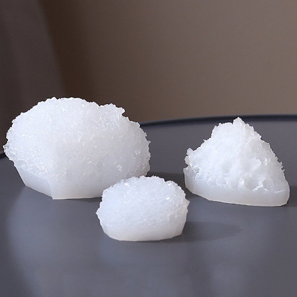 3D Druzy Filler Modell-Druzy Kristall Modell für Silikonform-Epoxidharz Form Füllmaterialien-DIY Crystal Cluster Micro Landschaft Decor