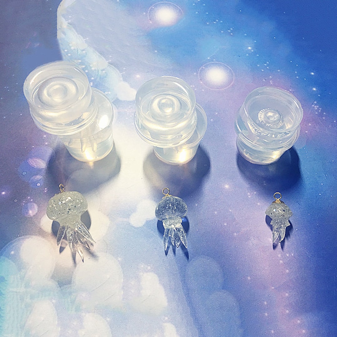 Jellyfish Shape Resin Earring Molds Crystal Epoxy - Temu