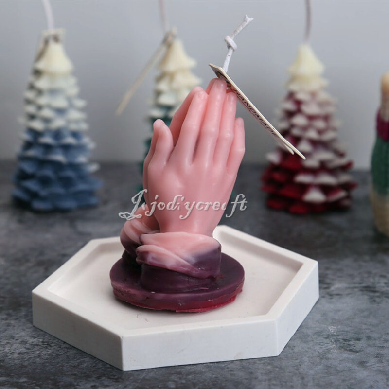 Praying Hands Candle Moldblessing Hand Candle Moldhand Etsy