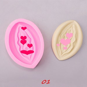 Vagina Fondant Silicone Mold-Vagina Vulva Resin Mold-Female Genital Candle Mold-Vagina Soap Mold-Chocolate Cake Decor Mold-Epoxy Resin Molds 01