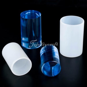 Cylindrical Candle Mold-Crystal Cylinder Resin Mold-Round Silicone Mold-Cylindrical Dried Flower Resin Mold-Aromatherapy Candle Mold