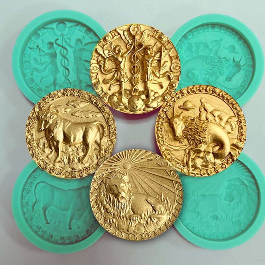 Zodiac Fondant Silicone Moldzodiac Chocolate Biscuit Moldzodiac Resin