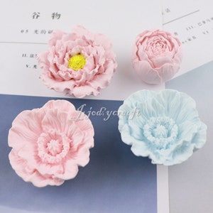 Poppy Flower Silicone Mold-Beautiful Flower Candle Mold-Flower Resin Mold-Scented Plaster Flower Mold-Car Dashboard Decor Mold